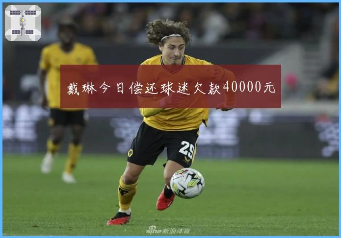 戴琳今日偿还球迷欠款40000元